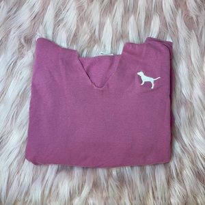 Victoria Secret PINK V Neck Hoodie